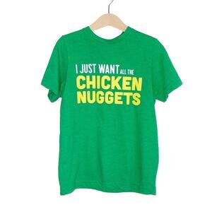 I Just Want All The Chicken Nuggets Short Sleeve American Apparel Tee Size Small